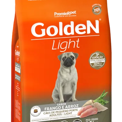 GoldeN Formula Cães Adultos Porte Pequeno Frango & Arroz Light