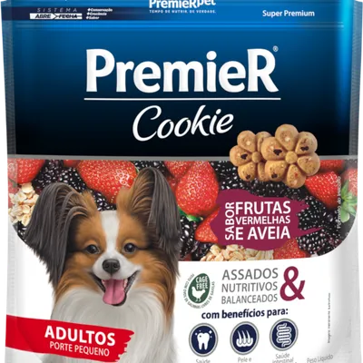 PremieR Cookie Cães Adultos Porte Pequeno Frutas Vermelhas e Aveia