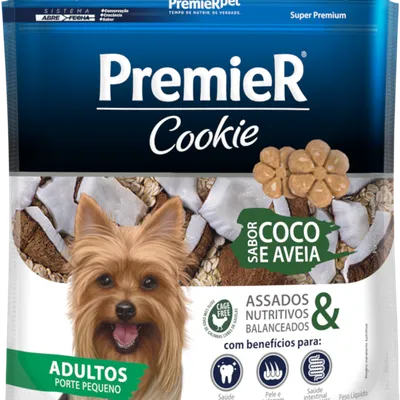 PremieR Cookie Cães Adultos Porte Pequeno Coco e Aveia