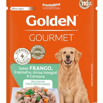 GoldeN Gourmet Cães Adultos Portes Médio e Grande Frango