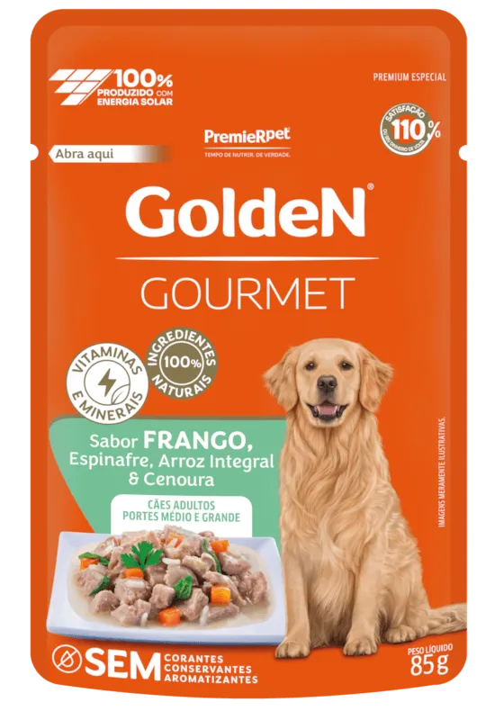 GoldeN Gourmet Cães Adultos Portes Médio e Grande Frango