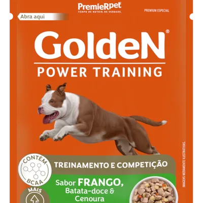 GoldeN Gourmet Cães Adultos Power Training Frango Batata Doce e Cenoura