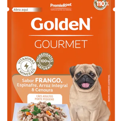 GoldeN Gourmet Cães Adultos Porte Pequeno Frango