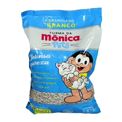 Granulado Sanitário Diatomita Turma Da Mônica Pets