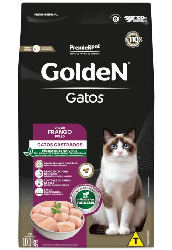 GoldeN Gatos Castrados Frango