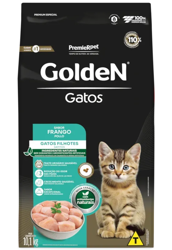 GoldeN Gatos Filhotes Frango