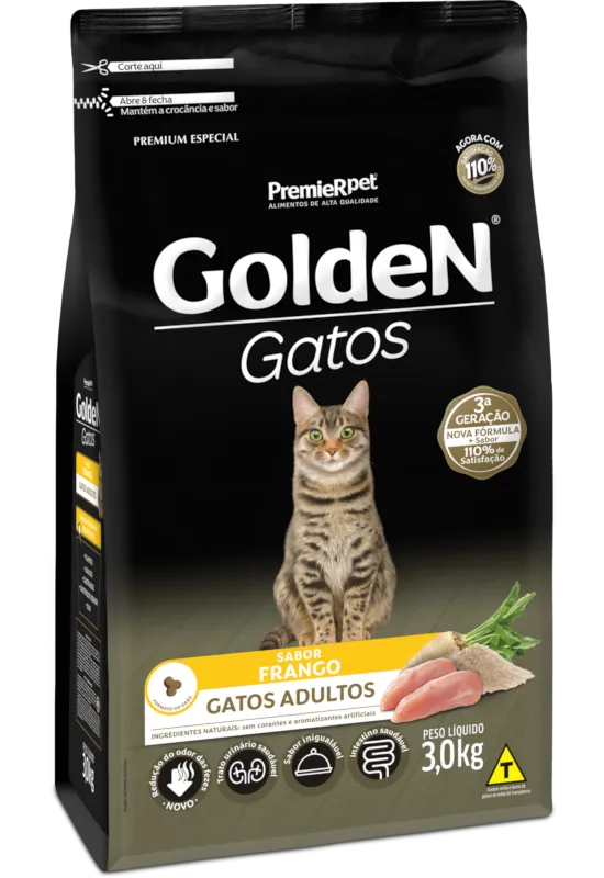 GoldeN Gatos Adultos Frango