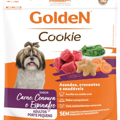 GoldeN Cookie Cães Adultos Carne, Cenoura e Espinafre