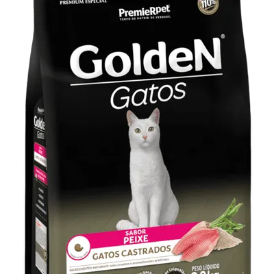 GoldeN Gatos Castrados Sabor Peixe