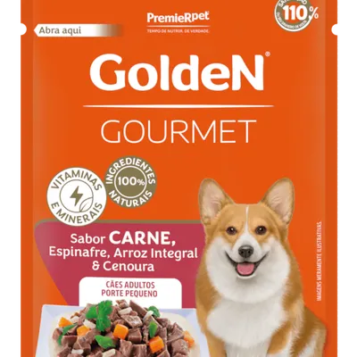 GoldeN Gourmet Cães Adultos Porte Pequeno Carne